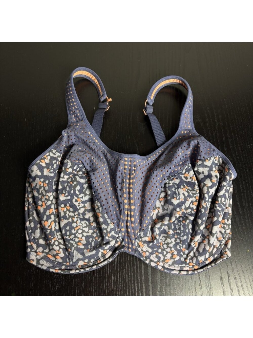 BRAVISSIMO Size 38J Apollo High Impact Underwire Sports Bra Style LN823